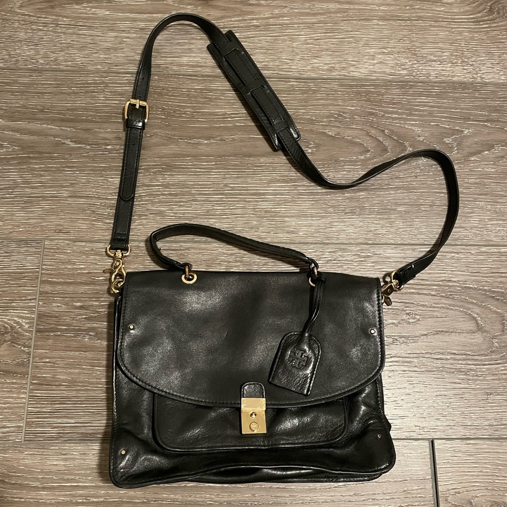 Tory Burch Black Leather Purse